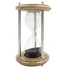 Deco Gifts Žalvario ir medžio smėlio laikrodis - 10 minučių - NC2989