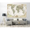 Dėlionė Craenen Bvba National Geographic antikinis pasaulio žemėlapis, laminuotas 122×185 cm