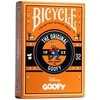 Disney Goofy Bicycle žaidimo kortos – oranžinė kaladė kolekcionieriams