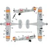 Dora Wings Percival Proctor Mk.III civilinis 1/48 – plastikinis lėktuvo modelis