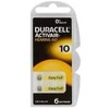 Duracell Activair 10 klausos aparato baterijos, 6 vnt.