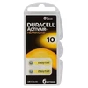 Duracell Activair 10 klausos aparatų baterijos, 60 vnt. (cinko-oro)