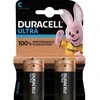 Duracell Ultra C LR14 šarminės baterijos, ilgo veikimo, 3 vnt