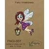 Embroidery Craft Magiškas siuvinėjimo rinkinys Fėja violetine suknele