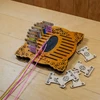 Embroidery Craft Siuvinėjimo ričių organizatorius 18 vietų – faneros laikiklis 3 mm
