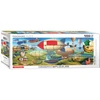 Eurographics 1000 dalių panoraminė dėlionė „Didžiosios lenktynės“ 99×33 cm, premium kokybė