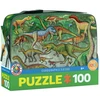 Eurographics Dinozaurų 100 dalių dėlionė pietų dėžutėje – vaikams nuo 10 m.