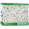 Eurographics Pasaulio paukščių dėlionė 2000 dalių – David Sibley koliažas