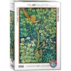 Eurographics William Morris „Fazano patinas“ 1000 detalių meno dėlionė su „Smart Cut“ technologija