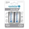 EverActive Sidabrinis Line R14 C šarminės baterijos 1.5V, 2 vnt.