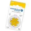 Everactive Ultrasonic 10 (PR70) klausos aparatų baterijos, 6 vnt.