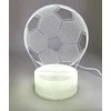 Evermore Enterprise Zhejiang Futbolo naktinė lempa – 3 spalvos, USB/AAA, puiki dovana vaikams