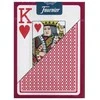 Fournier 818 Linen Finish Pokerio kortos (Raudona)