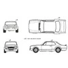 Fujimi Nissan Skyline GT‑R KPGC10 Semi‑Works 1/24 surinkimo rinkinys