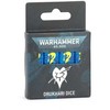 Games Workshop Warhammer 40,000 Drukhari stalo žaidimų kauliukų rinkinys, 16 vnt.