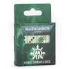 Games Workshop Warhammer 40k Chaos Knights stalo žaidimų kauliukai, 16 vnt, 16 mm
