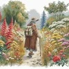 Gėlių takas kryželiu siuvinėjimo rinkinys AVA Stitch