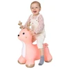 Dėlionė Gerard Toys Lavinamasis šokliukas vaikams rožinis elniukas su pompa, 12+ mėn