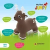 Dėlionė Gerard Toys Vaikiškas šokliukas elniukas 61 cm – neslystantis, su pompa, 12+ mėn.