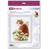 Riolis Kryželiu siuvinėjimo rinkinys Ginger Meow 24x30 SR2110