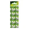 GP LR1130 (LR54/AG10/189) 1.5V mygtukinės baterijos, 10 vnt.