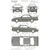 Hasegawa 1987 Nissan Skyline GTS-R R31 1/24 surenkamas plastikinis modelis