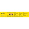 Heller 3 tonų priekaba 1/24 plastikinis surinkimo rinkinys (81410)