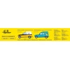Heller Renault 4 F4 Fourgonnette dovanų rinkinys su dažais, 1/24, 58700