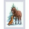 Riolis Kryželio siūlų rinkinys "Hey Buddy!" 21x30 SR2159