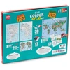 Hobilt 2in1 edukacinis geografijos spalvinimo ir žaidimo rinkinys vaikams EN
