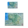 Hobilt 3D reljefinis Lietuvos žemėlapio magnetukas 9x6 cm – ryškus suvenyras