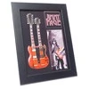 Hobilt Jimmy Page dvigubo grifo mini gitara rėmelyje – Led Zeppelin gerbėjams