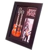 Hobilt Jimmy Page dvigubo grifo mini gitara rėmelyje – Led Zeppelin gerbėjams