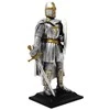 Hobilt Kolekcinė Teutonų kryžiuočio statulėlė, didelė polirezino, 23 cm