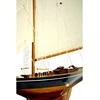 Hobilt Legendinės burinės jachtos „Columbia“ modelis 104 cm – medinis, drobės burės