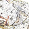 Hobilt Amerikos žemėlapis 1628 – J. Hondijaus istorinė reprodukcija, 37,5×50 cm