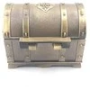 Hobilt Metalinė lobio dėžutė – sidabrinė su auksiniais akcentais, 7×5×5 cm