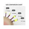 Hobilt mikro 0402 SMD šiltai balti LED diodai MODLED0402