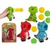 Hobilt Šaudyklė Squeeze Popper dinozauras su 3 minkštais kamuoliukais
