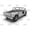 ICM HMMWV Hummer M1097A2 1/35 plastikinis karinis modelis