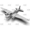 ICM Mitsubishi Ki-21-Ib Sally japonų sunkus bombonešis 1/48 modelis