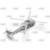 ICM UH-60A Juodas Hawk Ukrainos žvalgybos sraigtasparnis 1/48 plastikinis rinkinys