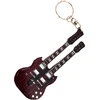 Indominiguitars Dvigubo grifo gitaros raktų pakabukas – įkvėptas Jimmy Page, Led Zeppelin