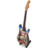 Indominiguitars Iron Maiden „The Trooper“ mini dekoratyvinė gitara 1:4, raudonmedis 27,5 cm