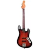 Indominiguitars Mini dekoratyvinė gitara 15 cm su stovu, Sunburst spalvos, 1:6 mastelis