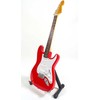 Indominiguitars Mini gitara Dire Straits Mark Knopfler, rankų darbo, mahagonas, kolekcinė dovana