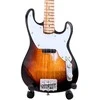Indominiguitars Stingo stiliaus mini mahono gitara, 24,5 cm, su stovu – puiki dovana