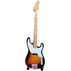 Indominiguitars Stingo stiliaus mini mahono gitara, 24,5 cm, su stovu – puiki dovana