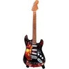 Indominiguitars Raudonmedžio mini gitara – Jimo Morrisono (The Doors) įkvėpta, su stovu