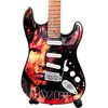 Indominiguitars Raudonmedžio mini gitara – Jimo Morrisono (The Doors) įkvėpta, su stovu